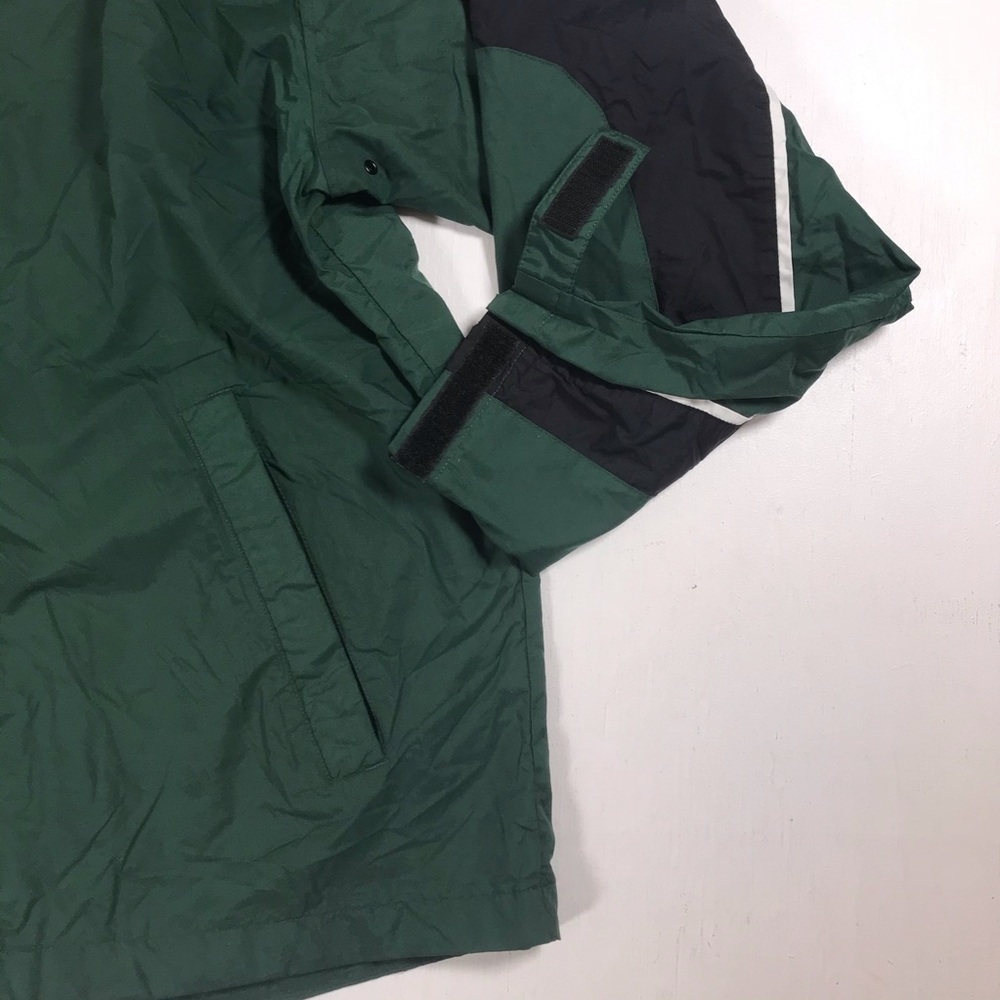 Nike Windbreaker jacket Mens XL green black top - Picture 3 of 7